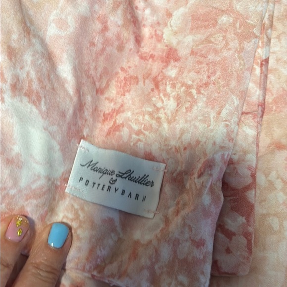 Pottery Barn Pink and Cream Penelope Sham - Picture 3 of 7